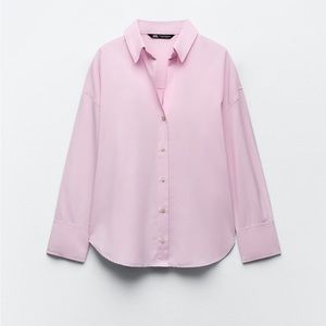 Zara Oxford Shirt Pink